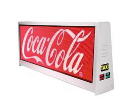 Advertisement effect of taxi top LED display