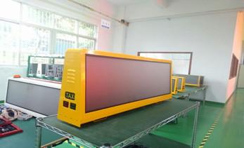 Taxi top LED display, praised by users