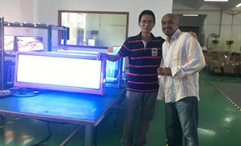  Welcome African customers to visited our factory again